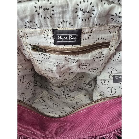 Myra Bag At Ease Small Canvas Upcycled Tote Bag - Picture 3 of 4